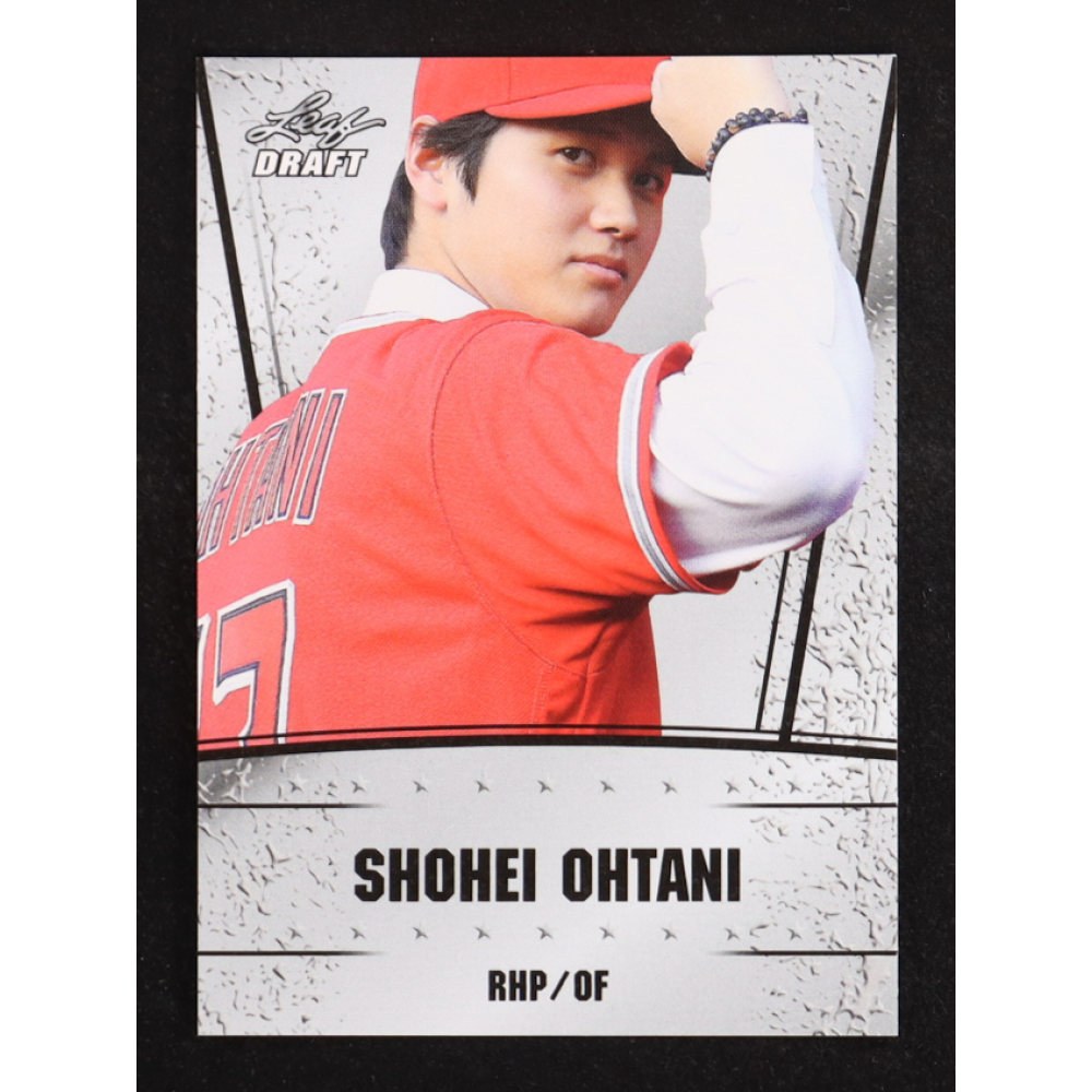 Shohei Ohtani 2018 Leaf Draft Silver #DS-01 RC at PristineAuction.com