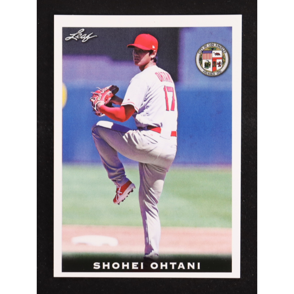 Shohei Ohtani 2018 Leaf National Convention #04 RC at PristineAuction.com