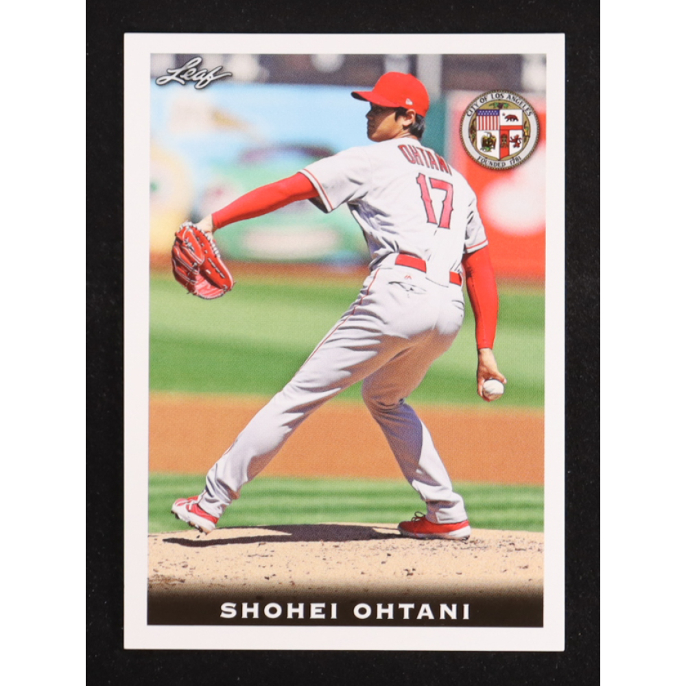 Shohei Ohtani 2018 Leaf National Convention #02 RC at PristineAuction.com