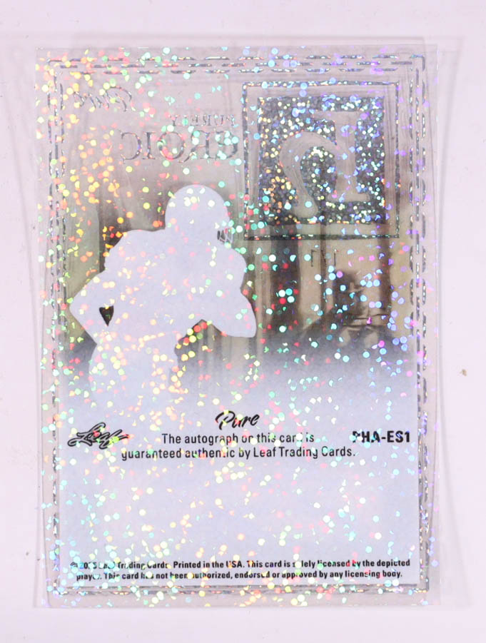 Emmitt Smith 2025 Leaf Pure Purely Heroic Autographs Silver Sparkle #PHAES1 #1/1 at PristineAuction.com Emmitt Smith 2025 Leaf Pure Purely Heroic Autographs Silver Sparkle #PHAES1 #1/1 at PristineAuction.com