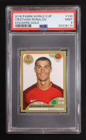 Cristiano Ronaldo 2018 Panini World Cup Stickers Gold #130 (PSA 9) at PristineAuction.com