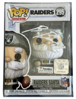 Brock Bowers Signed Raiders #295 Raiders Santa Funko Pop! Vinyl Figure (Beckett) at PristineAuction.com