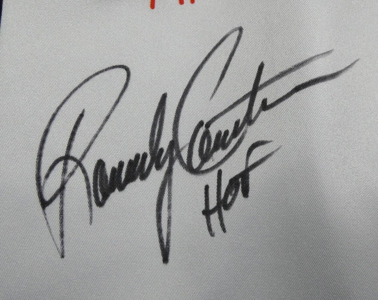 Randy Couture Signed MMA Shorts Inscribed "HOF" (JSA) at PristineAuction.com Randy Couture Signed MMA Shorts Inscribed "HOF" (JSA) at PristineAuction.com
