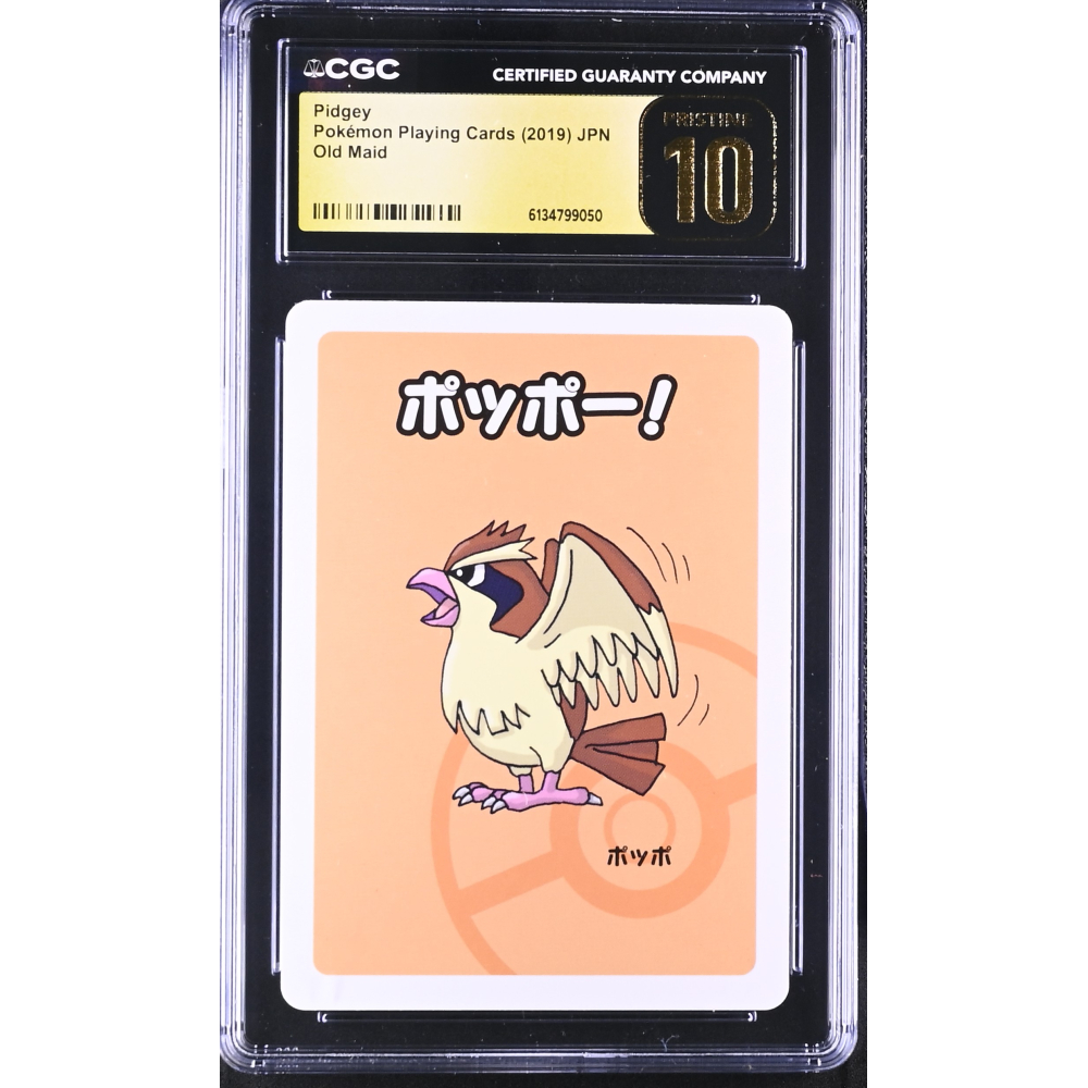 Pidgey 2019 Pokemon Old Maid Japanese #NN (CGC 10 | Black Label) at PristineAuction.com