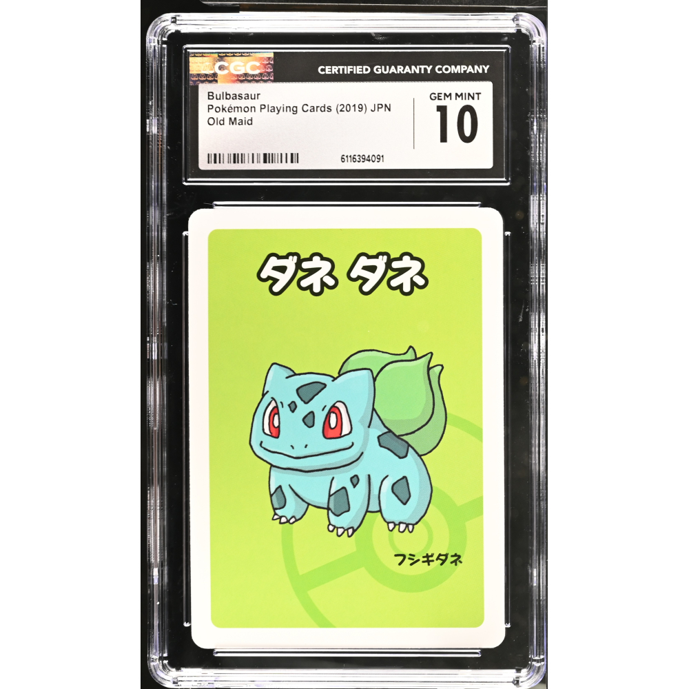 Bulbasaur 2019 Pokemon Old Maid Japanese #NN (CGC 10) at PristineAuction.com