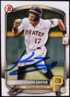 Konnor Griffin Signed 2025 Bowman Prospects #BP86 (AWM) at PristineAuction.com