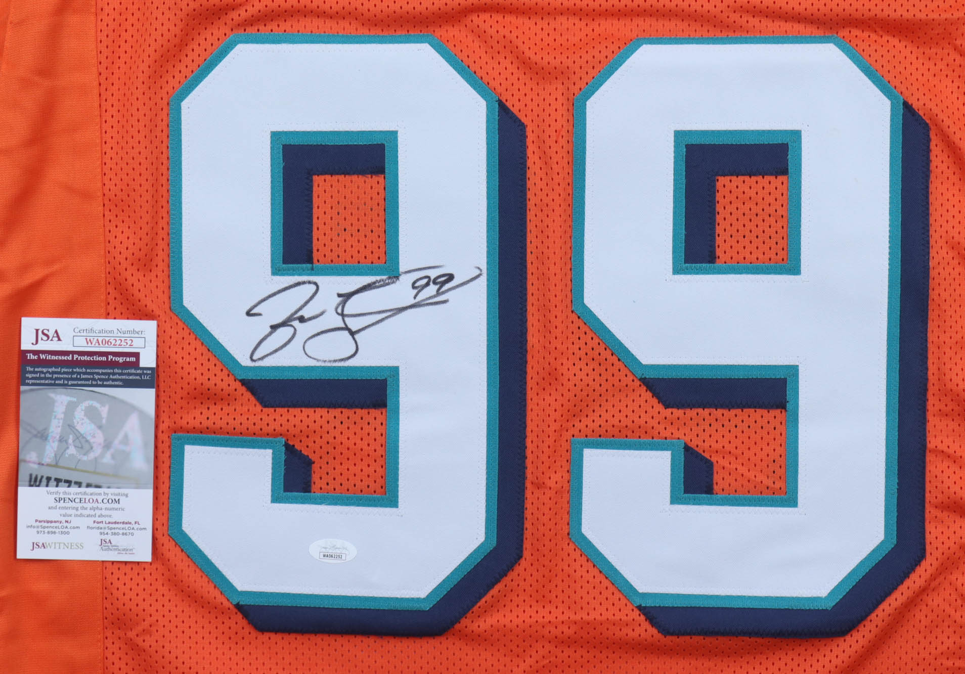 Jason Taylor Signed Jersey (JSA) at PristineAuction.com Jason Taylor Signed Jersey (JSA) at PristineAuction.com