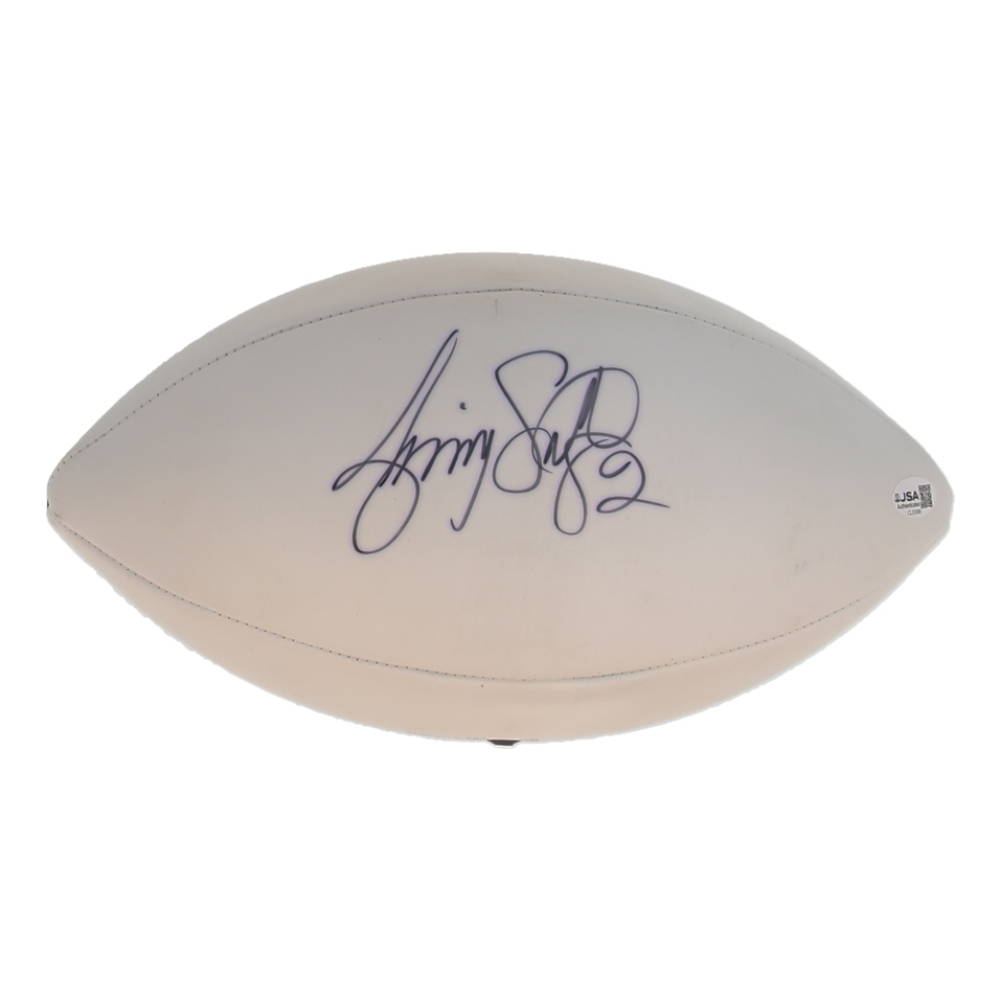 Jimmy Smith Signed Football America Logo Football (JSA) at PristineAuction.com