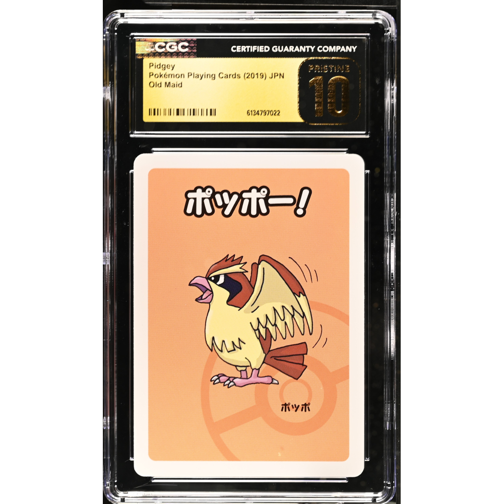 Pidgey 2019 Pokemon Old Maid Japanese #NN (CGC 10 | Black Label) at PristineAuction.com