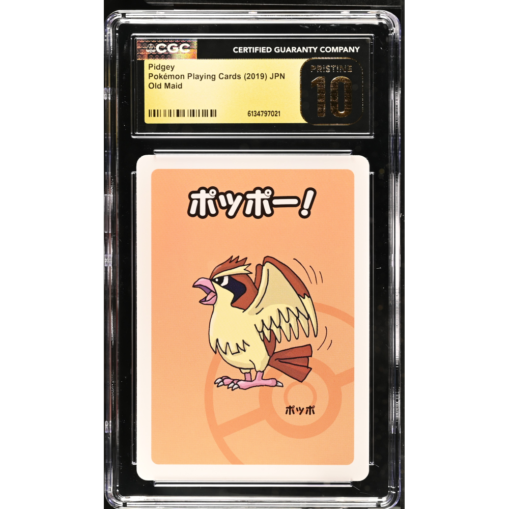 Pidgey 2019 Pokemon Old Maid Japanese #NN (CGC 10 | Black Label) at PristineAuction.com