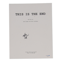 Aziz Ansari Signed "This Is the End" 8.5x11 Script Cover Page (ACOA) at PristineAuction.com