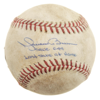 Mariano Rivera Signed Game-Used OML Baseball Inscribed "Save 649 Last Save at Home" (MLB & Steiner) at PristineAuction.com