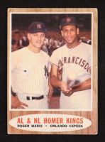 Roger Maris / Orlando Cepeda 1962 Topps AL & NL Homer Kings #401 at PristineAuction.com