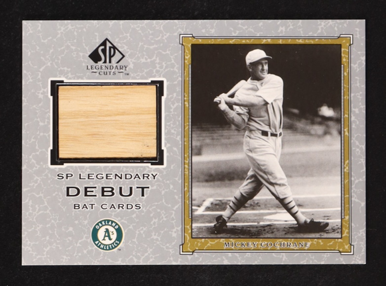 Mickey Cochrane 2001 SP Legendary Cuts Debut Game Bat #DMC at PristineAuction.com Mickey Cochrane 2001 SP Legendary Cuts Debut Game Bat #DMC at PristineAuction.com