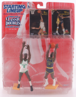 Bill Russell & Wilt Chamberlain 1997 Starting Lineup "Classic Doubles" Action Figures With (2) Sports Cards at PristineAuction.com
