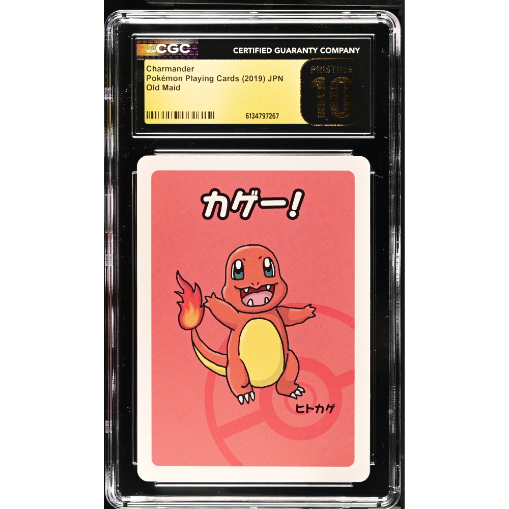 Charmander 2019 Pokemon Old Maid Japanese #NN (CGC 10 | Black Label) at PristineAuction.com