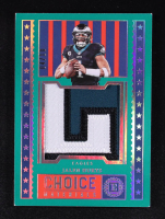 Jalen Hurts 2022 Panini Encased Choice Materials Emerald #27 #04/10 at PristineAuction.com