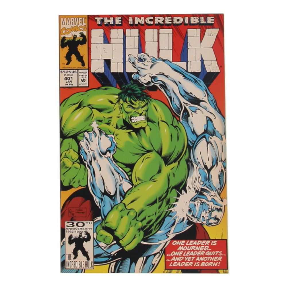 1993 "The Incredible Hulk" Issue #401 Marvel Comic Book at PristineAuction.com