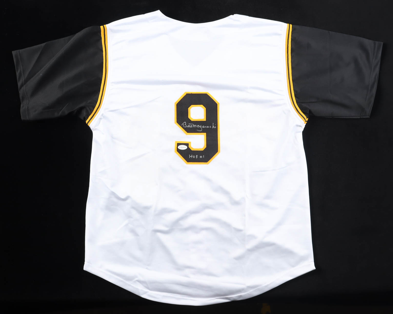 Bill Mazeroski Signed Jersey Inscribed "HOF 01" (TSE) at PristineAuction.com Bill Mazeroski Signed Jersey Inscribed "HOF 01" (TSE) at PristineAuction.com