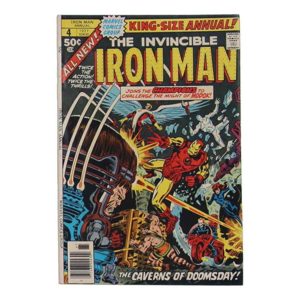 1977 "The Invincible Iron Man" King-Size Annual Issue #4 Marvel Comic Book at PristineAuction.com