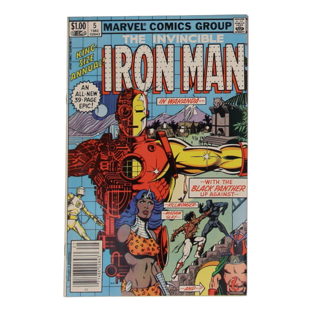 1982 "The Invincible Iron Man" King-Size Annual Issue #5 Marvel Comic Book at PristineAuction.com