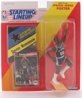 David Robinson 1992 Starting Lineup Sports Special Series Poster Action Figure with Trading Card & 11x14 Poster at PristineAuction.com