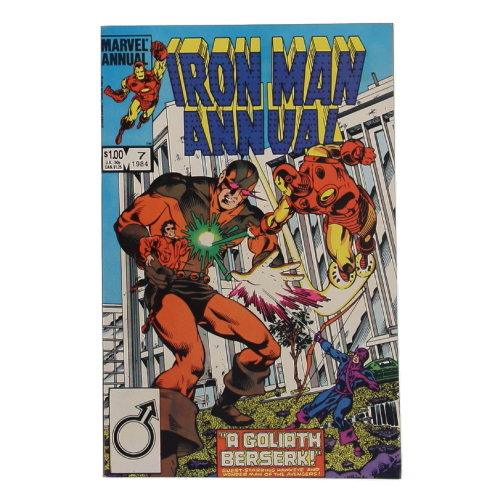 1984 "The Invincible Iron Man" King-Size Annual Issue #7 Marvel Comic Book at PristineAuction.com