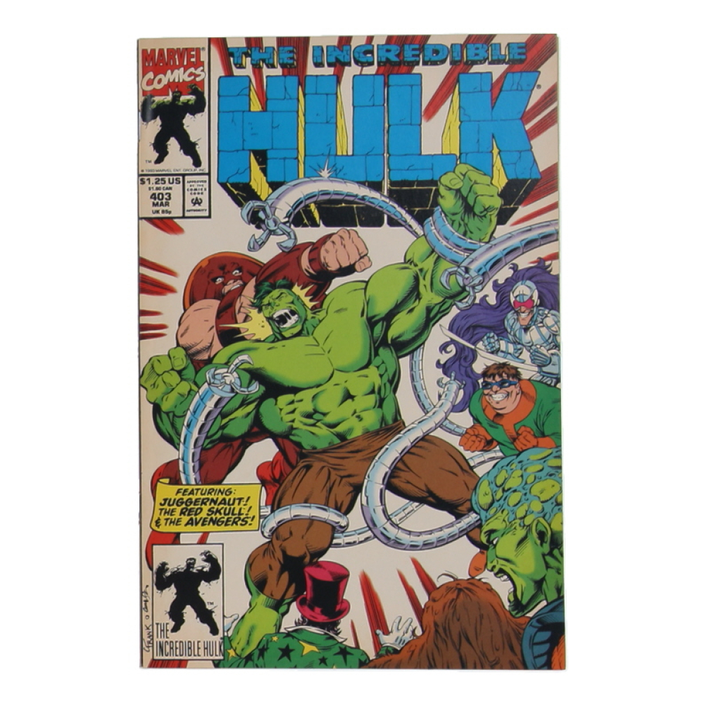 1993 "The Incredible Hulk" Issue #403 Marvel Comic Book at PristineAuction.com