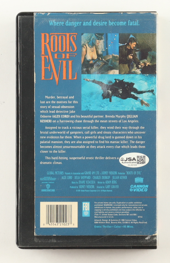 Deanna Lund Signed "Roots of Evil" VHS Cover Insert (JSA) at PristineAuction.com Deanna Lund Signed "Roots of Evil" VHS Cover Insert (JSA) at PristineAuction.com