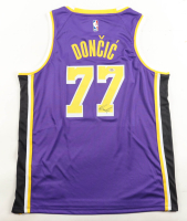 Luka Doncic Signed Lakers Jordan Authentic Jersey (PSA) at PristineAuction.com