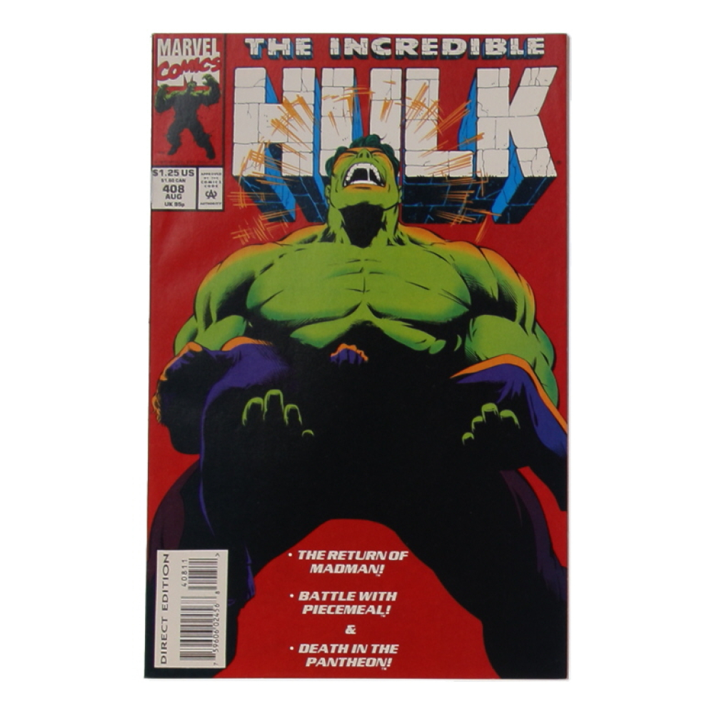 1993 "The Incredible Hulk" Issue #408 Marvel Comic Book at PristineAuction.com