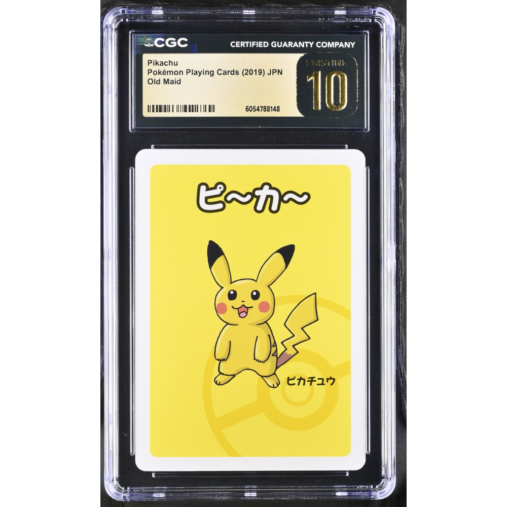 Pikachu 2019 Pokemon Old Maid Japanese #NN (CGC 10 | Black Label) at PristineAuction.com