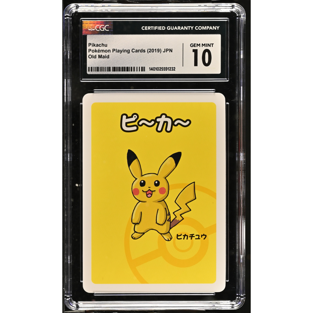 Pikachu 2019 Pokemon Old Maid Japanese #NN (CGC 10) at PristineAuction.com