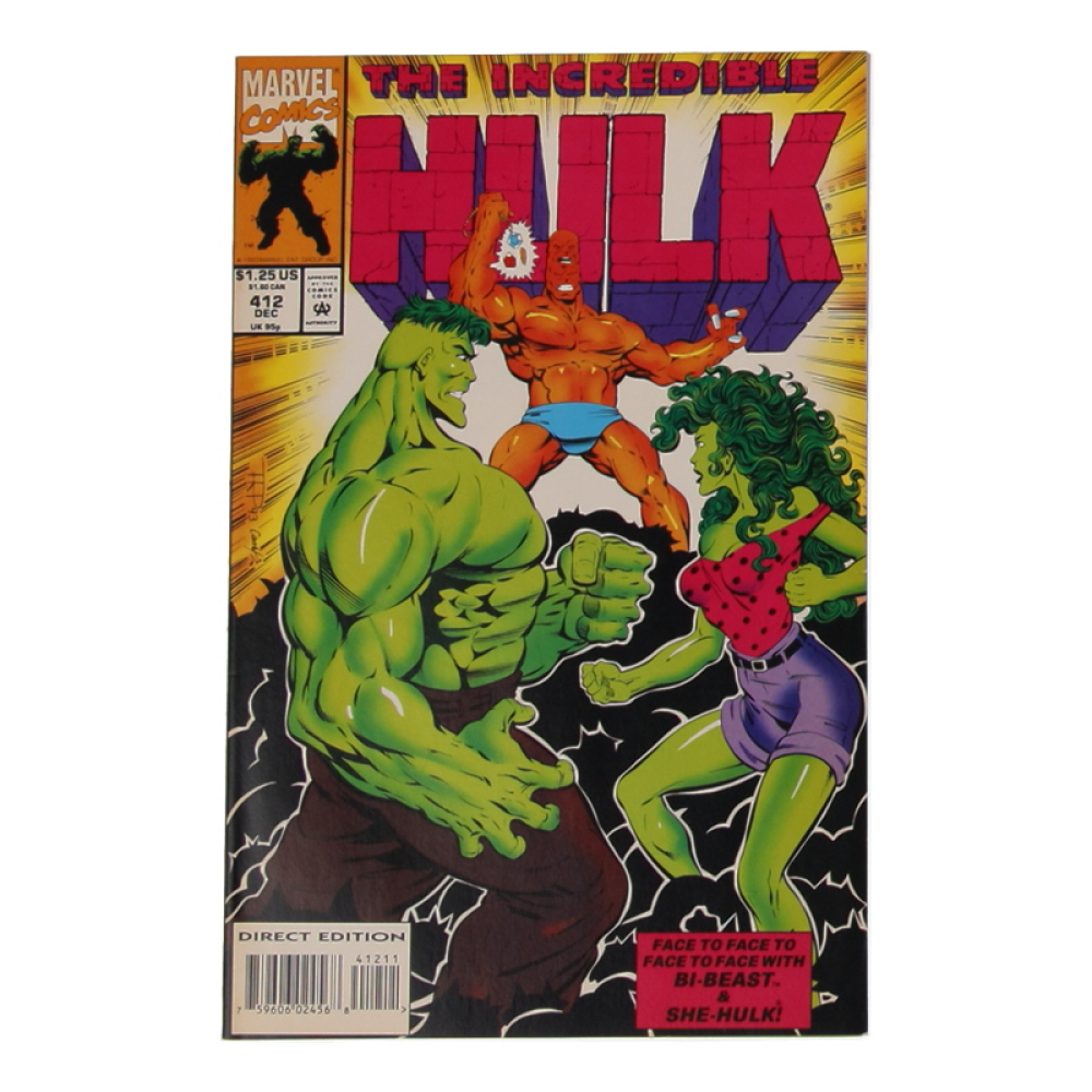 1993 "The Incredible Hulk" Issue #412 Marvel Comic Book at PristineAuction.com