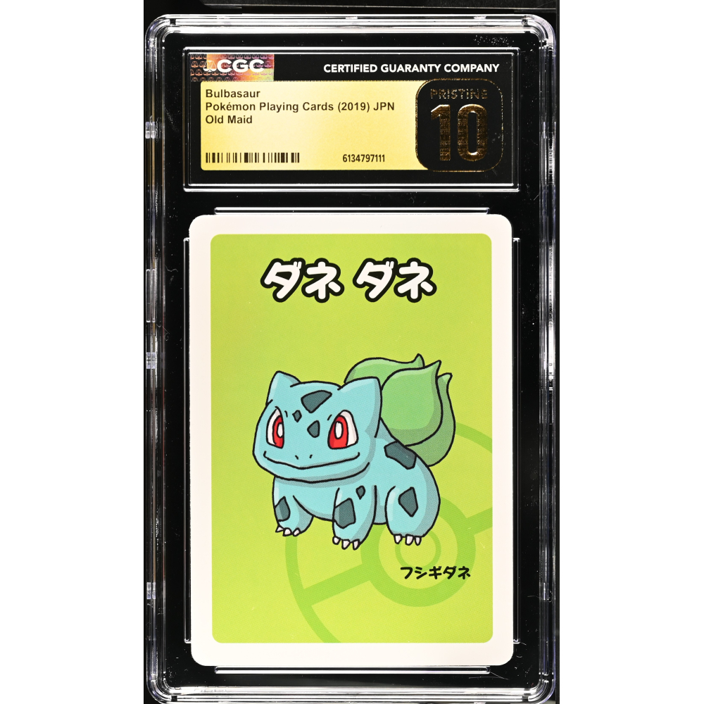Bulbasaur 2019 Pokemon Old Maid Japanese #NN (CGC 10 | Black Label) at PristineAuction.com