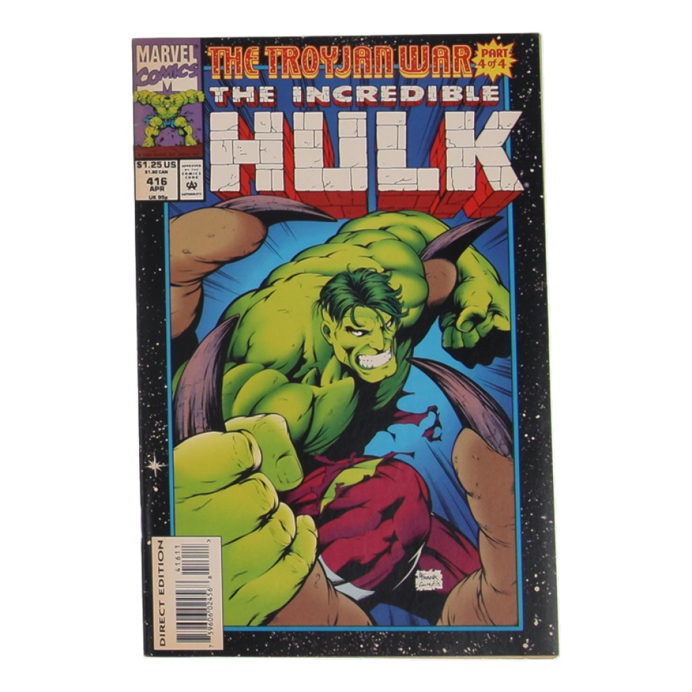 1994 "The Incredible Hulk" Issue #416 Marvel Comic Book at PristineAuction.com