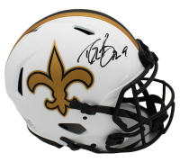Drew Brees Signed Saints Full-Size Authentic On-Field Lunar Eclipse Alternate Speed Helmet (Beckett) at PristineAuction.com
