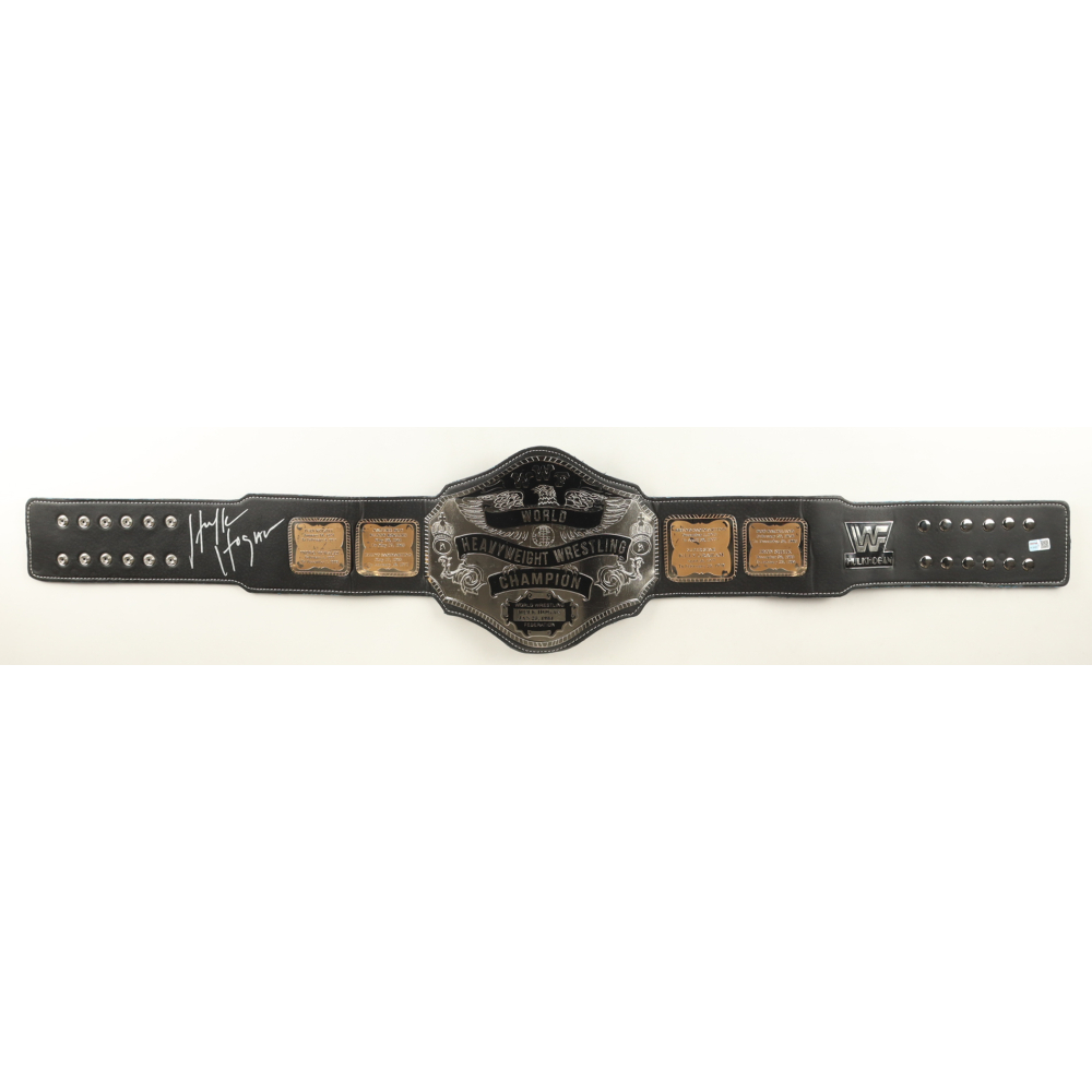 Hulk Hogan Signed WWF Heavyweight Championship Belt (TriStar) at PristineAuction.com