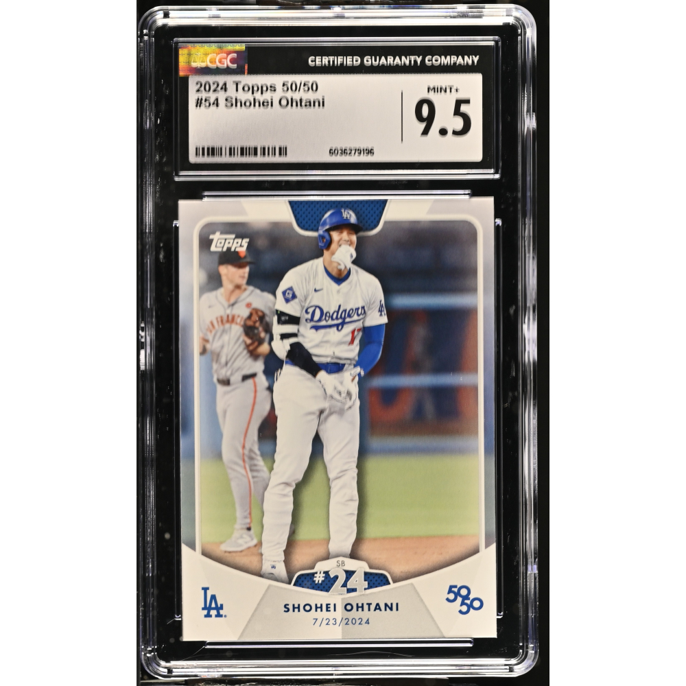 Shohei Ohtani 2024 Topps 50/50 #54 (CGC 9.5) at PristineAuction.com