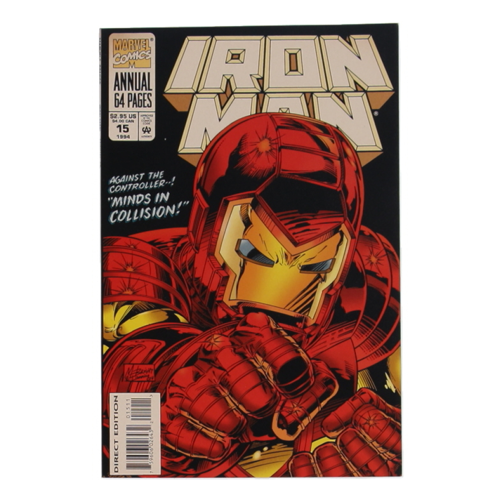 1994 "Iron Man" Annual Issue #15 Marvel Comic Book at PristineAuction.com
