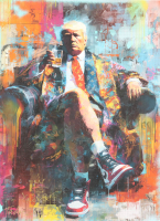"The Deal After Dark" 18x24 2026 Original Mixed Media by Tadas Zaicikas | TedyZet (Zaicikas) at PristineAuction.com