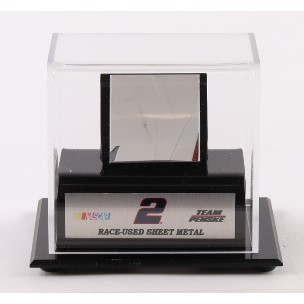Brad Keselowski NASCAR #2 Race-Used Sheet Metal Display (Fanatics) at PristineAuction.com