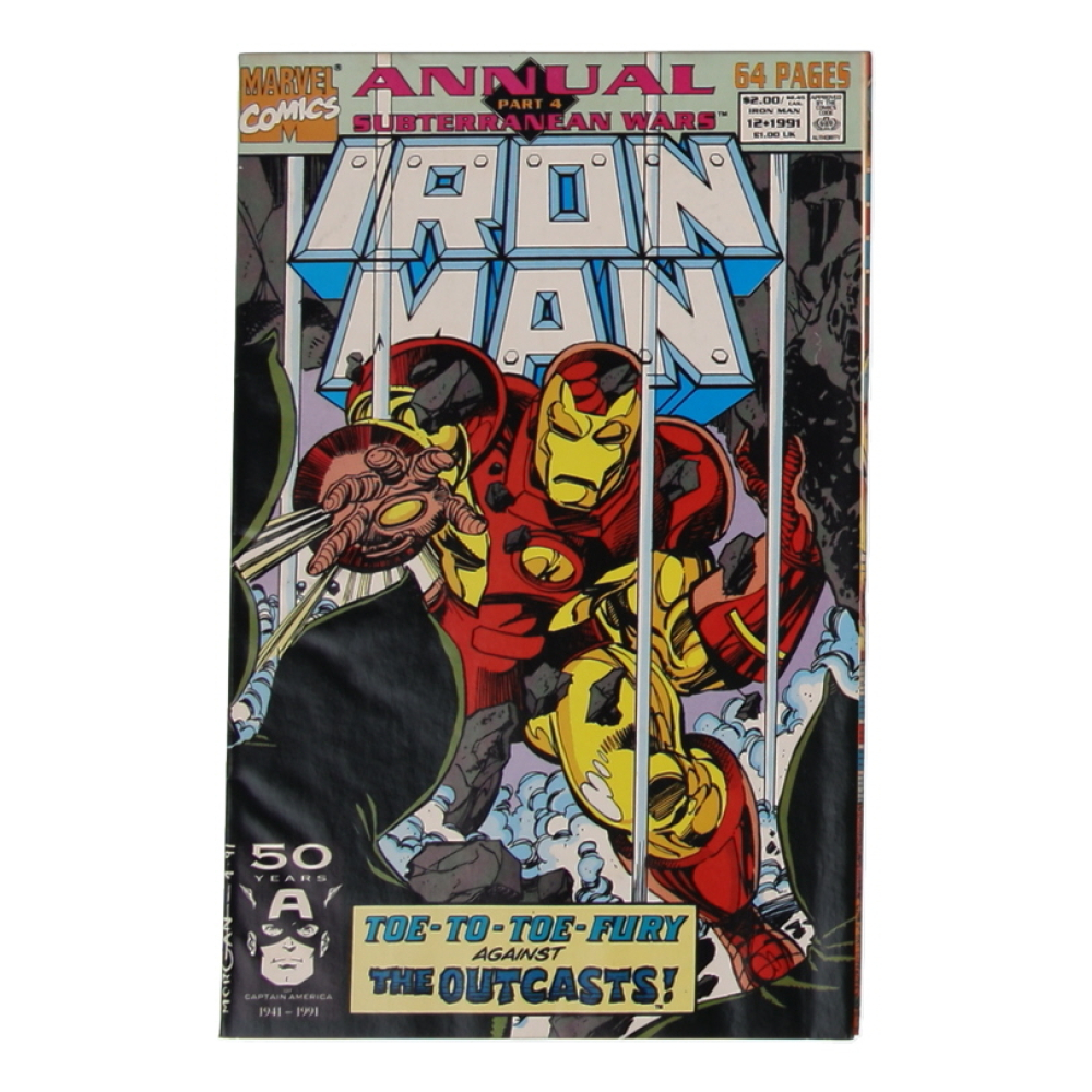 1991 "Iron Man" Annual Issue #12 Marvel Comic Book at PristineAuction.com