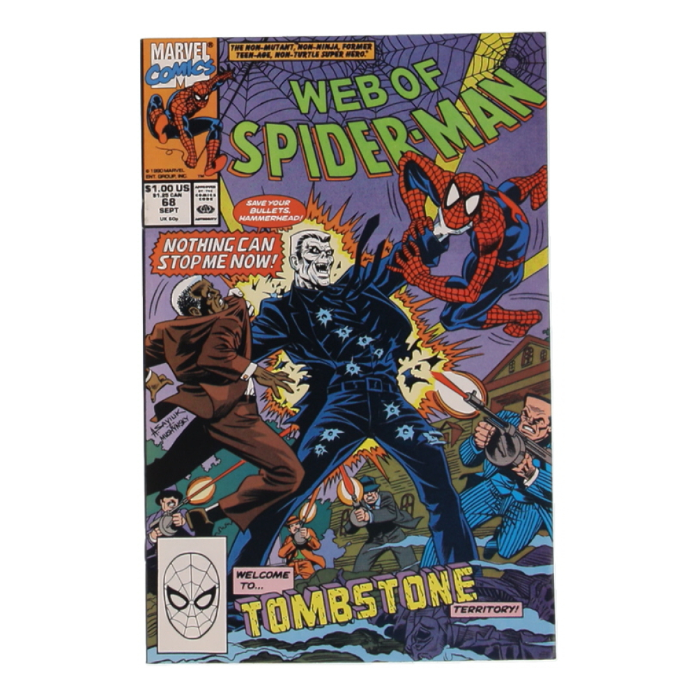1990 "Web of Spider-Man" Issue #68 Marvel Comic Book at PristineAuction.com