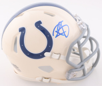 Reggie Wayne Signed Colts Retro Alternate Speed Mini Helmet (JSA) at PristineAuction.com