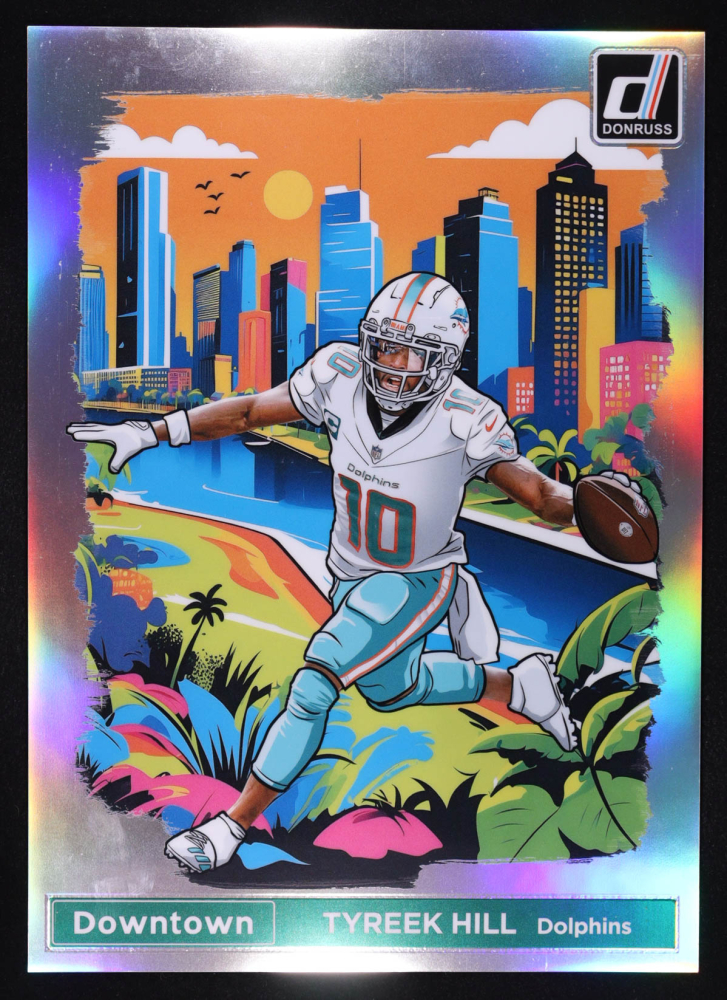 Tyreek Hill 2024 Donruss Downtown Oversize #3