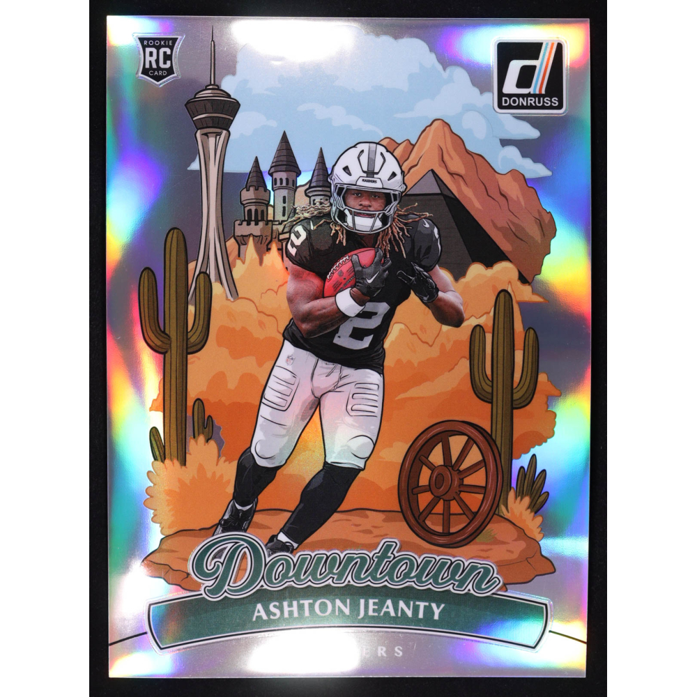 Ashton Jeanty 2025 Donruss Downtown! Oversize #11 RC at PristineAuction.com