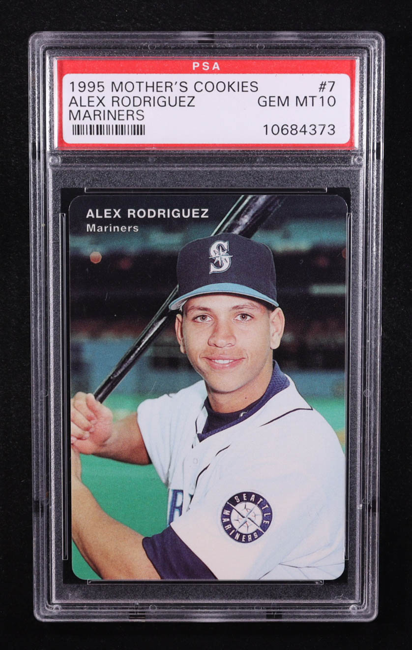 Alex Rodriguez 1995 Mother's Cookies Mariners #7 (PSA 10) at PristineAuction.com Alex Rodriguez 1995 Mother's Cookies Mariners #7 (PSA 10) at PristineAuction.com