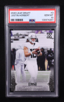 Justin Herbert 2020 Leaf Draft #3 RC (PSA 10) at PristineAuction.com