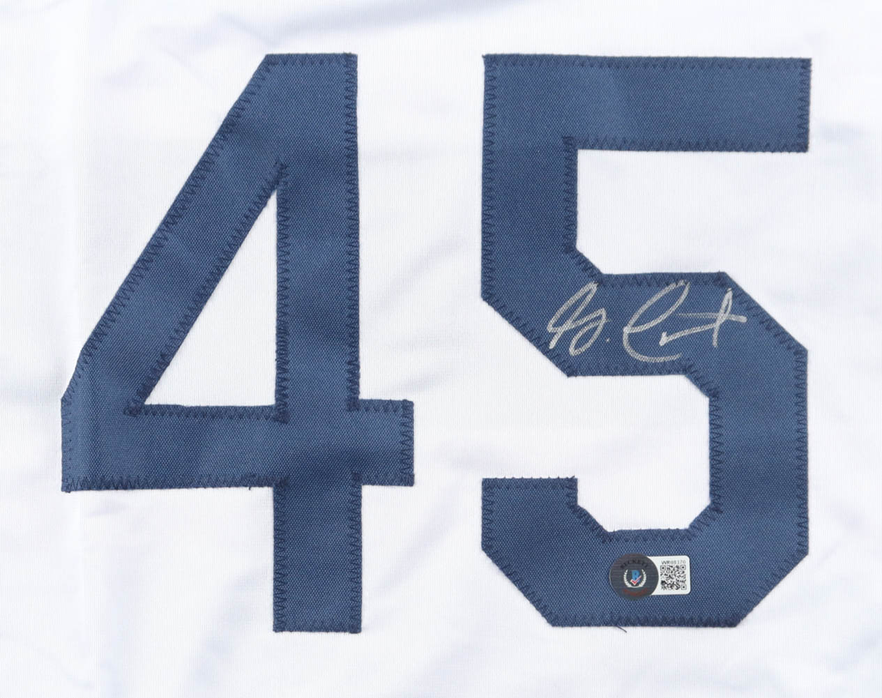 Garrett Crochet Signed Jersey (Beckett) at PristineAuction.com Garrett Crochet Signed Jersey (Beckett) at PristineAuction.com